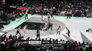 HIGHLIGHTS: Breanna Stewart & Sabrina Ionescu Combine for 55 Points in Game 1 Win vs. Aces