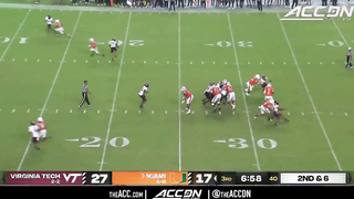 Virginia Tech vs. Miami Game Highlights | 2024 ACC Football