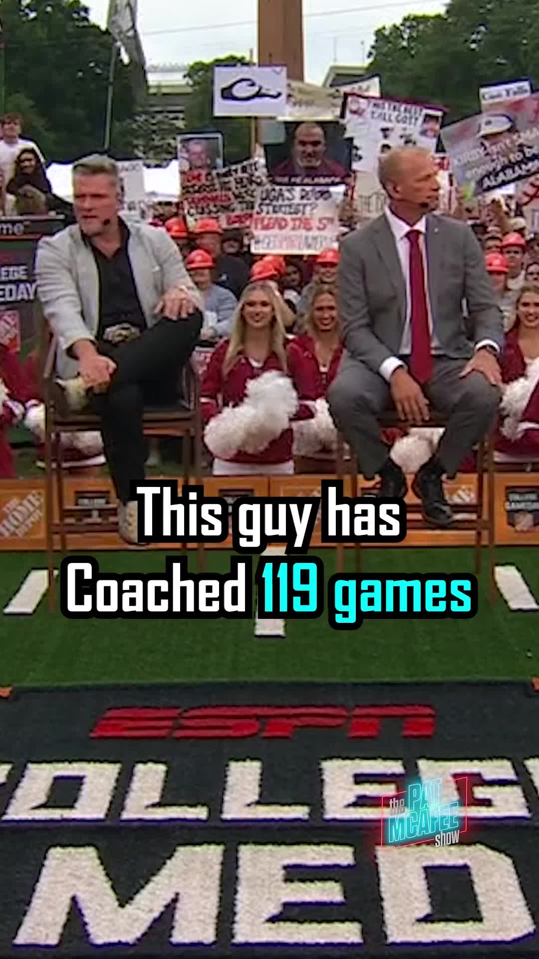 ROLL TIDE ROLL @Alabama Athletics @College GameDay #kalendeboer #rolltide #alabama #alabamafootball #bama #crimsontide #collegefootball #gameday #collegegameday #football #footballtok #sports #sportstok #patmcafee #patmcafeeshow #thepatmcafeeshow #thepatm
