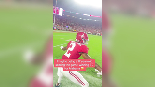 RYAN WILLIAMS. TRUE FRESHMAN. #collegefootball #alabamafootball #SEC #CFB