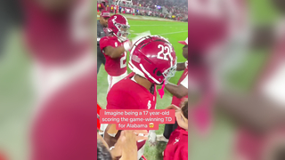 RYAN WILLIAMS. TRUE FRESHMAN. #collegefootball #alabamafootball #SEC #CFB