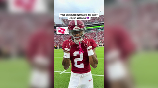 Ryan Williams saw it coming pregame. Real locked in performance #alabamafootball #georgiafootball #sec #cfb #collegefootball