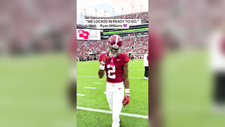Ryan Williams saw it coming pregame. Real locked in performance #alabamafootball #georgiafootball #sec #cfb #collegefootball