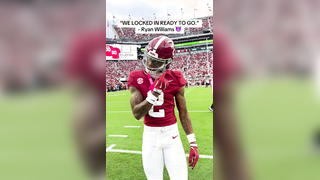 Ryan Williams saw it coming pregame. Real locked in performance #alabamafootball #georgiafootball #sec #cfb #collegefootball