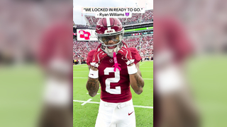 Ryan Williams saw it coming pregame. Real locked in performance #alabamafootball #georgiafootball #sec #cfb #collegefootball