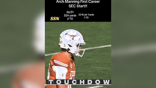Arch “YSL” Manning Dominates In First Career SEC Start!! #archmanning #collegefootball #texaslonghorns #texasfootball #qb1 #cfb #secfootball #heisman #fyp #foryou #fypツ