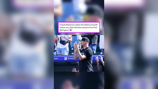 Charlie Blackmon takes the field by himself before any other Rockies ahead of his final MLB game #mlb #baseball #rockies #charlieblackmon