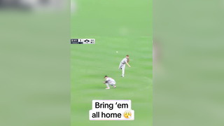 Giancarlo cleared the bases with this hit (via @MLB, @YES Network) #yankees #mlb #baserunning #atbat