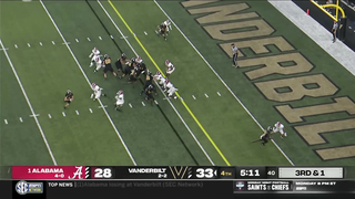 Alabama vs. Vanderbilt Week 6 Highlights | 2024 College Football Season