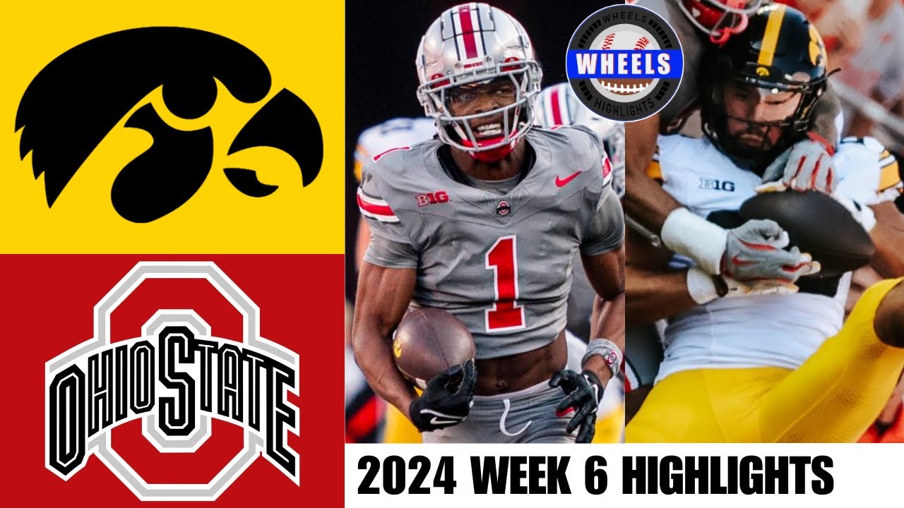Ohio State vs. Iowa Week 6 Highlights | 2024 College Football Season