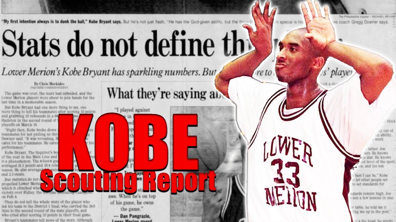 Kobe Bryant Vintage Scouting Report