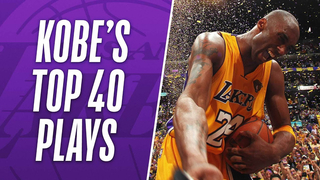 Kobe Bryant's TOP 40 Plays of His NBA Career!