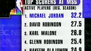 The Game a 35 Years Old Michael Jordan Rocked OG Jordans 1 And Put On a Show at MSG!