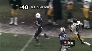 #40: O.J. Simpson | The Top 100: NFL’s Greatest Players (2010) | NFL Films