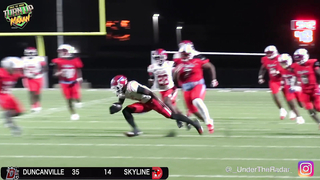 WOW 75 Combined POINTS !! Duncanville (#4 in the Country) vs Skyline Texas H.S Football is