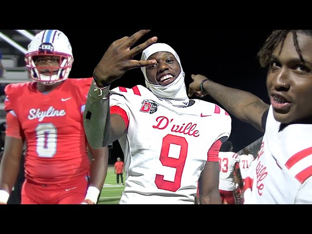 WOW 75 Combined POINTS !! Duncanville (#4 in the Country) vs Skyline Texas H.S Football is