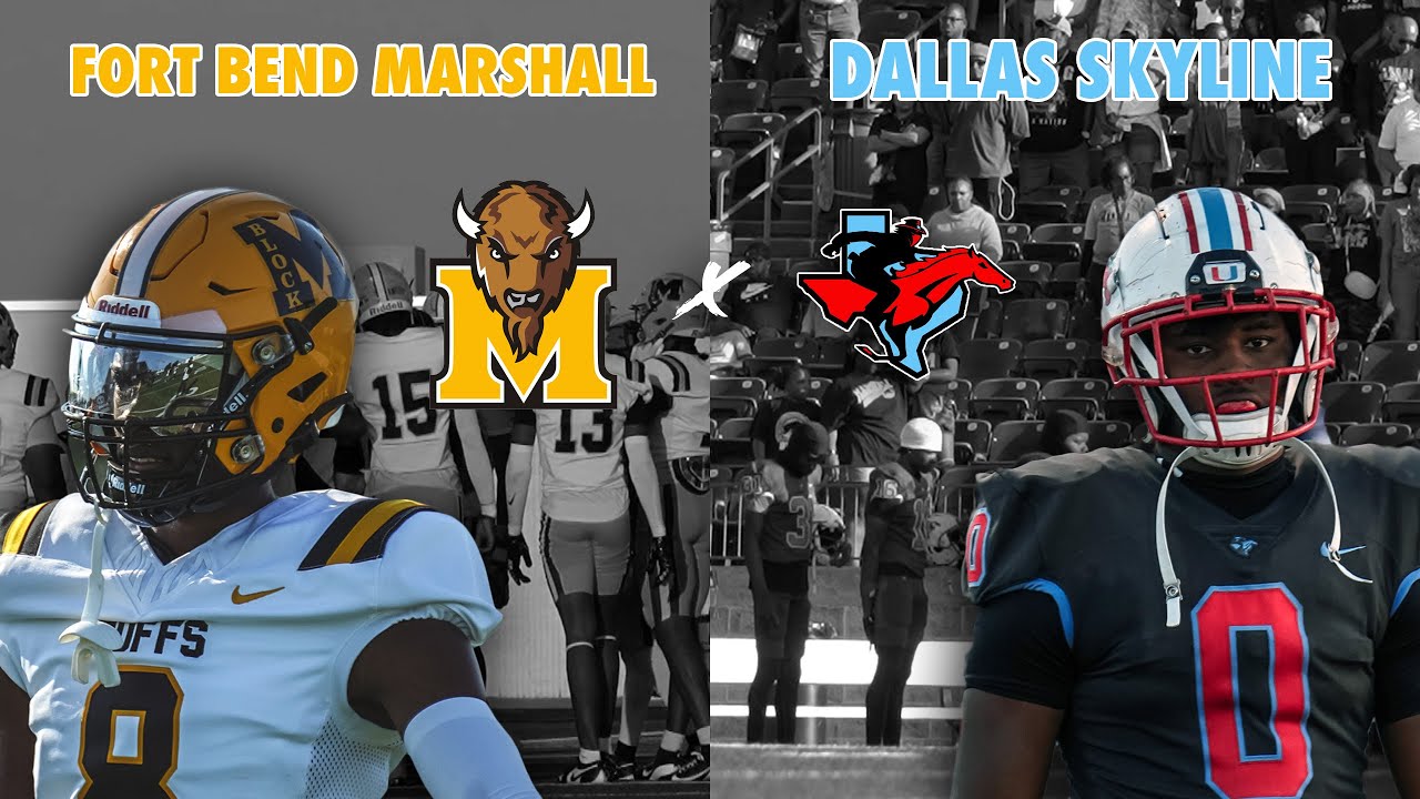 5A Houston Face-Off vs. 6A Dallas: FB Marshall vs. Dallas Skyline – 2024 Texas High School Football