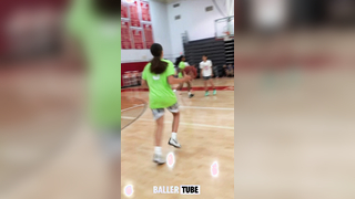 Elite 60 showcase | Tough  offensive rebound & put back layup