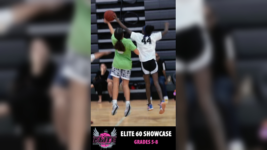 5th Grader Carly Lewis with a Big Block at the Elite 60 Showcase