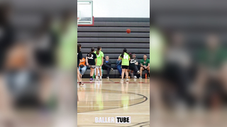 Via Hazelton Saves Rebound and Drains a Three at the Elite 60 Showcase