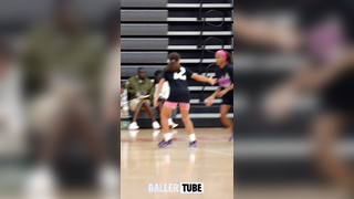 Via Hazelton Saves Rebound and Drains a Three at the Elite 60 Showcase