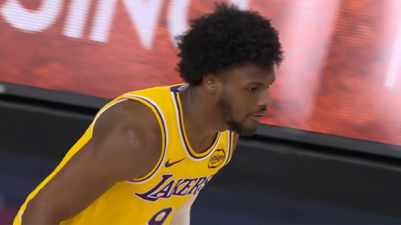 Bronny James NBA Debut First Look!