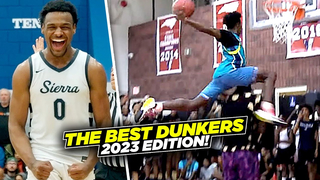 The Top 10 Dunkers In High School! Bronny James, Trey Parker & More! 2023 Edition
