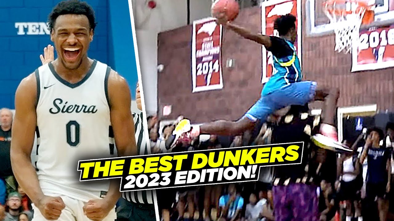 The Top 10 Dunkers In High School! Bronny James, Trey Parker & More! 2023 Edition