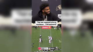 Shedeur was looking for that receiving TD #collegefootball #football #travishunter #shedeursanders #colorado