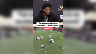 Shedeur was looking for that receiving TD #collegefootball #football #travishunter #shedeursanders #colorado