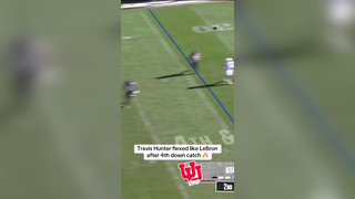 TRAVIS CLIMBED THE LADDER #cfb #football #colorado #travishunter