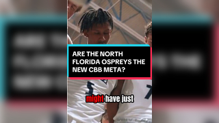 This mid-major might have just uncovered a new college basketball META #collegebasketball #northflorida #cbb #ospreys #cbbnews #nationalchampionship #nationalchampionship2025 #ncaatourney #marchmadness #marchmadness2025 #collegebasketballtiktok #cbbtiktok