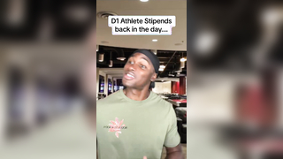 D1 Athlete Stipends back in the day VS Athletes with NIL today #football #footballtiktok #collegefootball #cfb #alabamafootball #bama #nil #nildeal #thaddboii #greenscreen