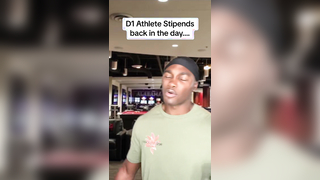 D1 Athlete Stipends back in the day VS Athletes with NIL today #football #footballtiktok #collegefootball #cfb #alabamafootball #bama #nil #nildeal #thaddboii #greenscreen
