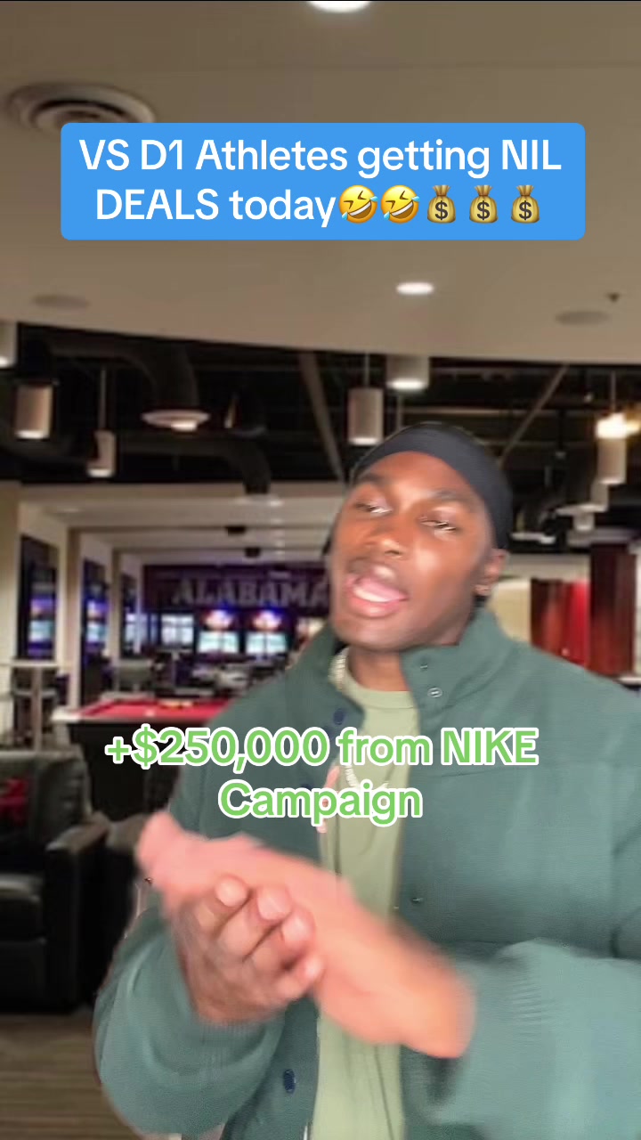 D1 Athlete Stipends back in the day VS Athletes with NIL today #football #footballtiktok #collegefootball #cfb #alabamafootball #bama #nil #nildeal #thaddboii #greenscreen