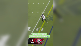 he really hit the night night celly #genosmith #seattle #seahawks #nfl