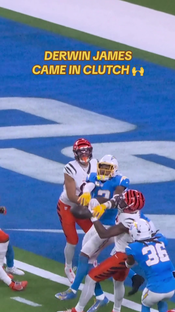 and that’s game! #derwinjames #losangeles #chargers #nfl @los angeles chargers