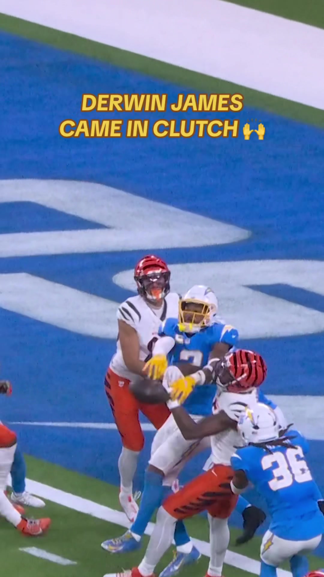 and that’s game! #derwinjames #losangeles #chargers #nfl @los angeles chargers