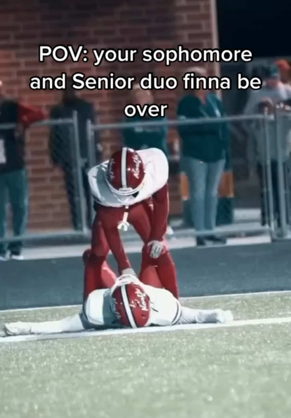 Tuff @T New???? #football #friendship #teammate #senior #duo #athlete #highschoolfootball