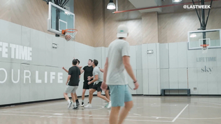 Tom Brady's staying busy in retirement playing  pick up basketball against his son and more!