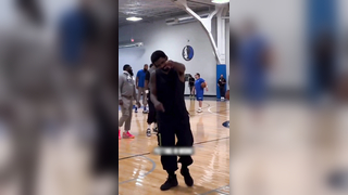 Kyrie cooking in practice!!