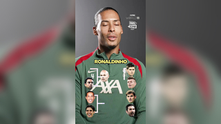 Virgil van Dijk plays football knockout with FIFPRO Men’s World 11 legends @FIFPRO #football #soccer #world11