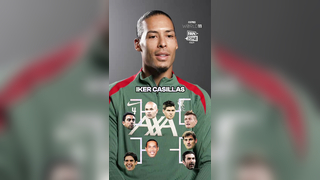 Virgil van Dijk plays football knockout with FIFPRO Men’s World 11 legends @FIFPRO #football #soccer #world11