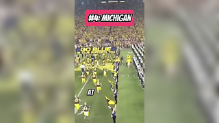 TOP 5 COLLEGE FOOTBALL ENTRANCES‼ #collegefootball#cfb#football#cfbplayoff#sports