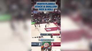 North Florida’s Stack Shallow Pick & Roll: Perfection in Motion