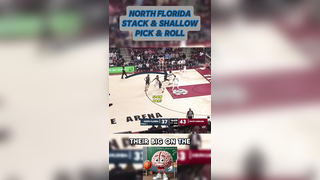 North Florida’s Stack Shallow Pick & Roll: Perfection in Motion