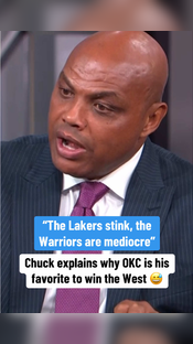 Chuck says the Thunder are the “best team in the West by far” #nba #basketball #nbabasketball #lakers #warriors