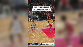 Yuki with the clean stepback three ‍ #nba #basketball #nbabasketball