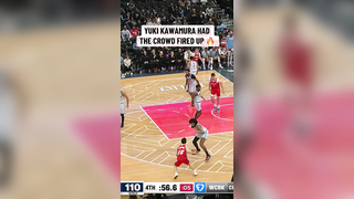 Yuki with the clean stepback three ‍ #nba #basketball #nbabasketball