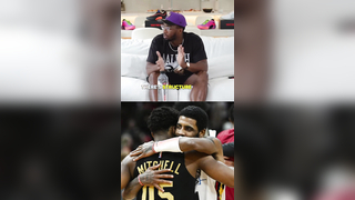 Donovan Mitchell talks about Kyrie and his game #KyrieIrving #NBA #basketball #fyp